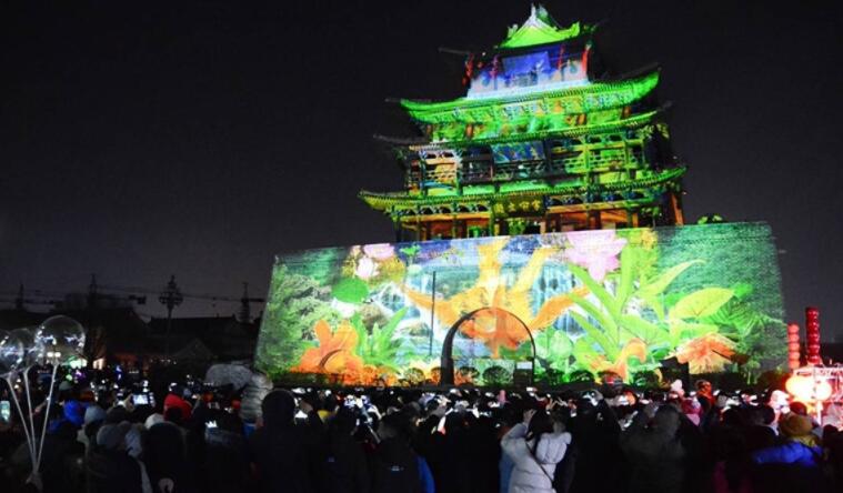 全息建筑投影——引人注目的宣传方法&nbsp;(图1)